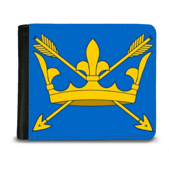 The Faux Leather Gentleman's Wallet. The County Flags Of England. Suffolk.