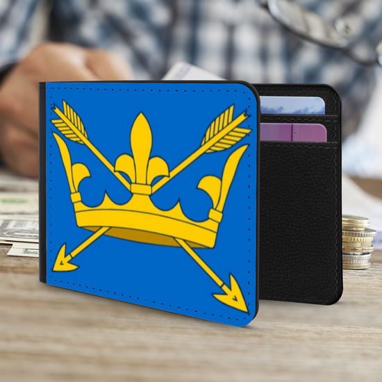 The Faux Leather Gentleman's Wallet. The County Flags Of England. Suffolk.