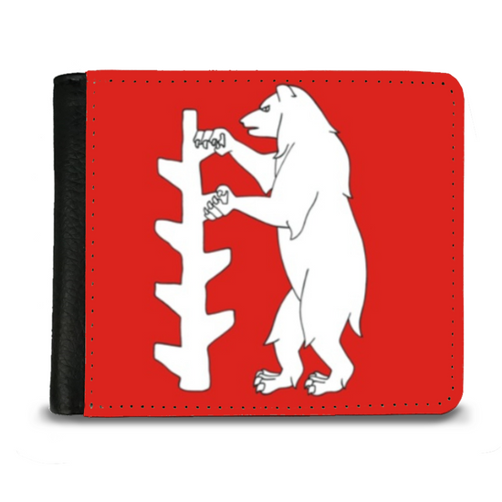 The Faux Leather Gentleman's Wallet. The County Flags Of England. Warwickshire.