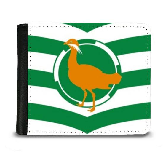 The Faux  Leather Gentleman's Wallet. The County Flags Of England. Wiltshire.