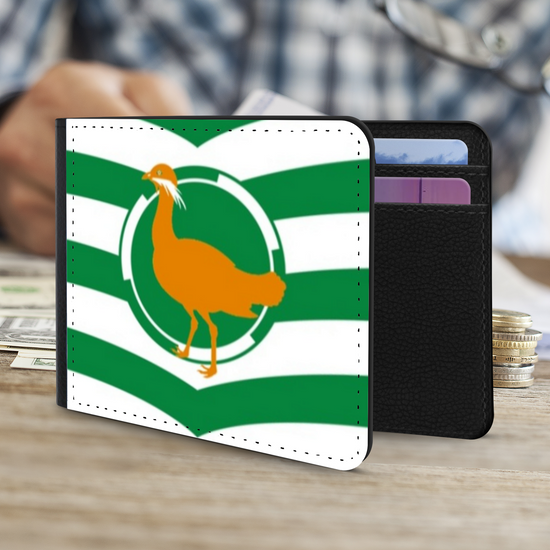 The Faux  Leather Gentleman's Wallet. The County Flags Of England. Wiltshire.