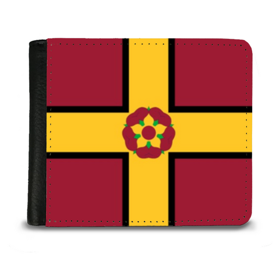 The Faux Leather Gentleman's Wallet. The County Flags Of England. Northamptonshire.