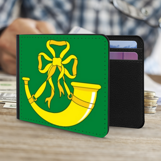 The Faux Leather Gentleman's Wallet. The County Flags Of England. Huntingdonshire.