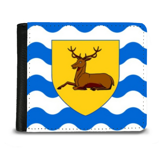 The Faux Leather Gentleman's Wallet. The County Flags Of England. Hertfordshire.