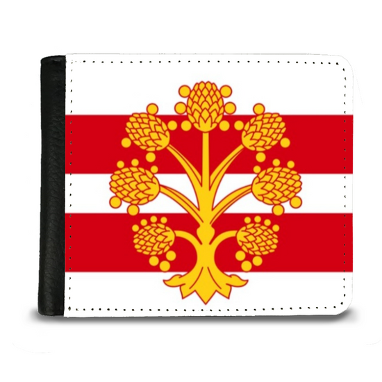 The Faux Leather Gentleman's Wallet. The County Flags Of England. Westmorland.