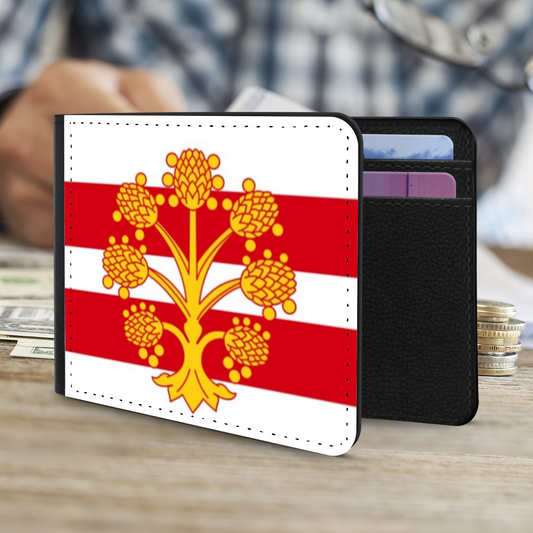 The Faux Leather Gentleman's Wallet. The County Flags Of England. Westmorland.