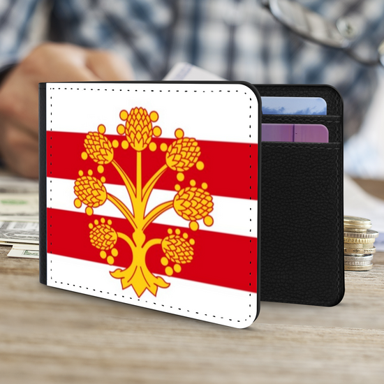 The Faux Leather Gentleman's Wallet. The County Flags Of England. Westmorland.
