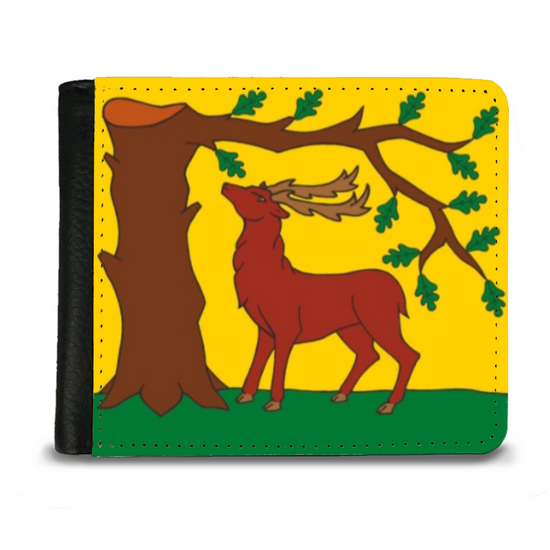 The Faux Leather Gentleman's Wallet. The County Flags Of England. Berkshire.