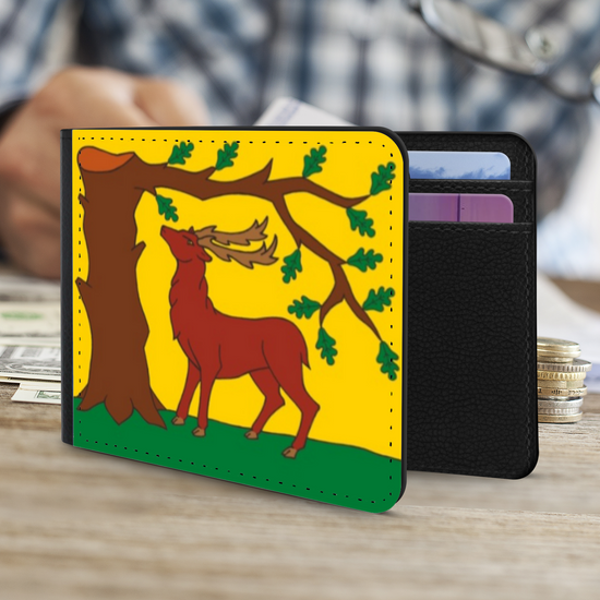The Faux Leather Gentleman's Wallet. The County Flags Of England. Berkshire.
