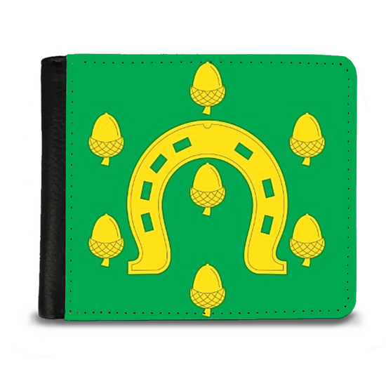 The Faux Leather Gentleman's Wallet. The County Flags Of  England. Rutland.
