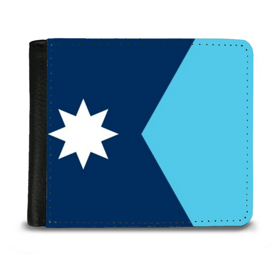 The Faux Leather Gentleman's Wallet. The State Flags Of America. Minnesota.