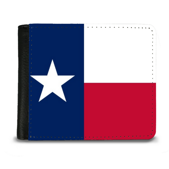 The Faux Leather Gentleman's Wallet. The State Flags Of America. Texas.