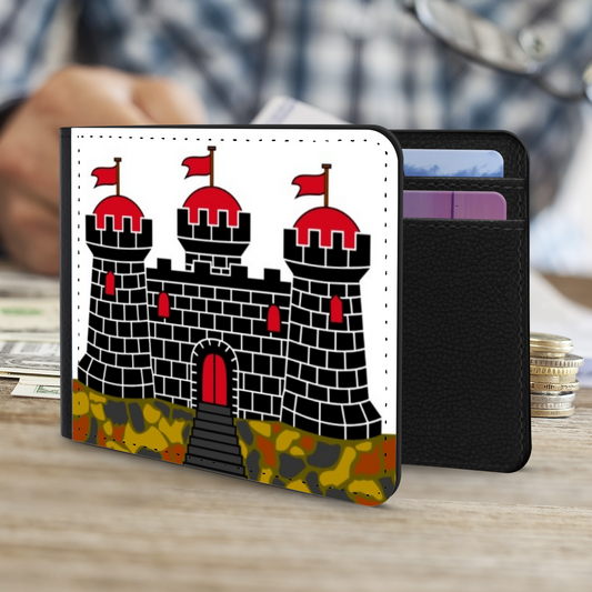 The Faux Leather Gentleman's Wallet. Scotland's Regional & Island Flags. The City Flag of Edinburgh.