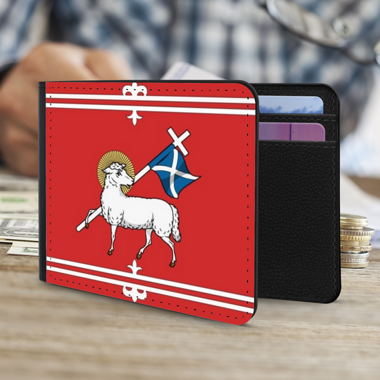 The Faux Leather Gentleman's Wallet. Scotland's Regional & Island Flags. The City Flag of Perth.