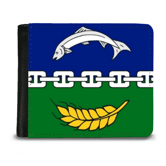 The Faux Leather Gentleman's Wallet. Scotland's Regional & Island Flags. The County Flag Of Berwickshire.