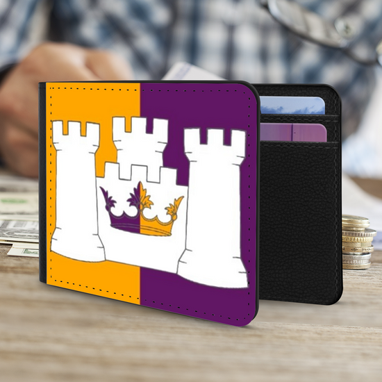 The Faux Leather Gentleman's Wallet. Scotland's Regional & Island Flags. The County Flag of Aberdeenshire.