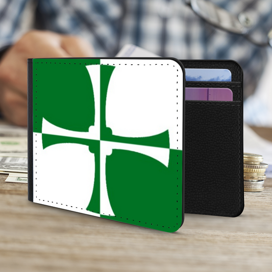 The Faux Leather Gentleman's Wallet. Scotland's Regional & Island Flags. The County of Kirkcudbrightshire.