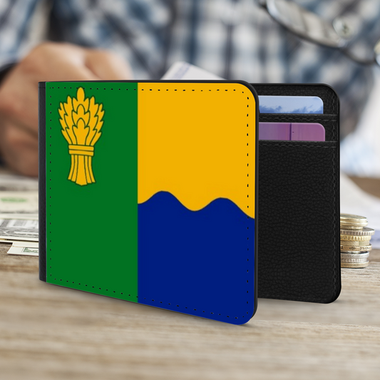 The Faux Leather Gentleman's Wallet. Scotland's Regional & Island Flags. The County Flag of Morayshire.