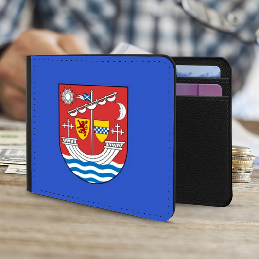 The Faux Leather Gentleman's Wallet. Scotland's Regional & Island Flags. The Burgh Flag of Renfrew. Renfrewshire.